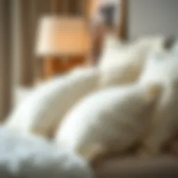 Luxurious texture of 100% cotton pillow cases