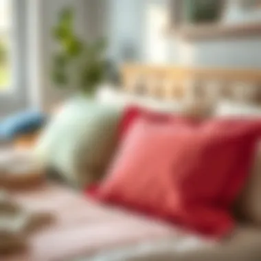 A variety of styles and colors for cotton pillow cases