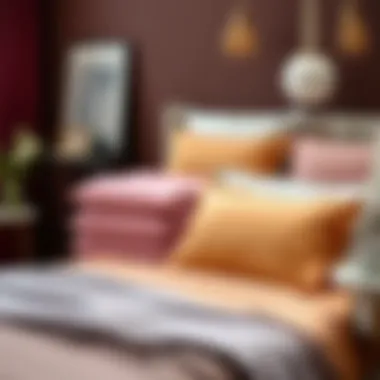 Vibrant Choices: Enhancing Your Bedroom Aesthetics A variety of colorful sheet sets displayed elegantly