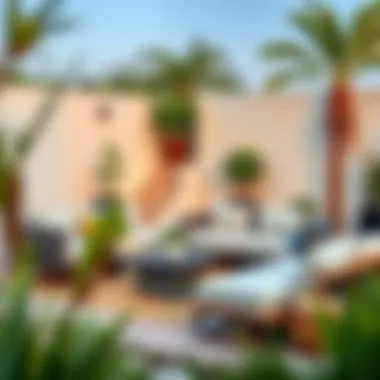 Beautiful Outdoor Arrangement Beautifully designed outdoor sectional sofa arrangement