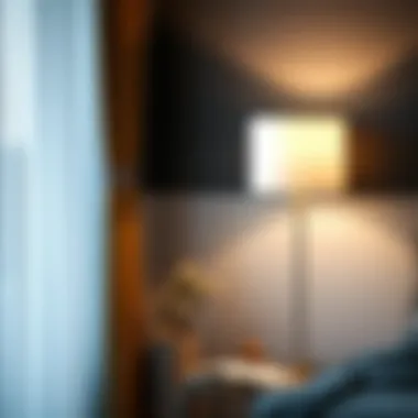 Modern floor lamp designed for reading