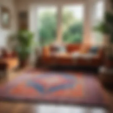 Vibrant colors in indoor-outdoor rugs for various decors