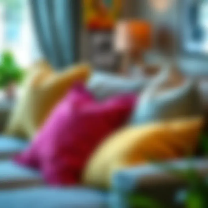 Colorful Throw Pillows for Cozy Spaces Colorful throw pillows displayed on a cozy couch