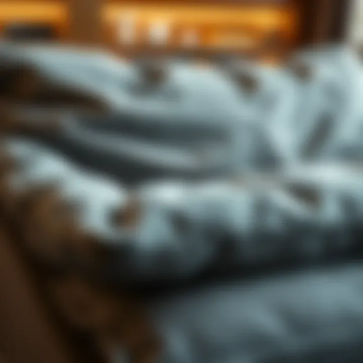 A close-up of the plush fabric and cushioning of a big squishy chair