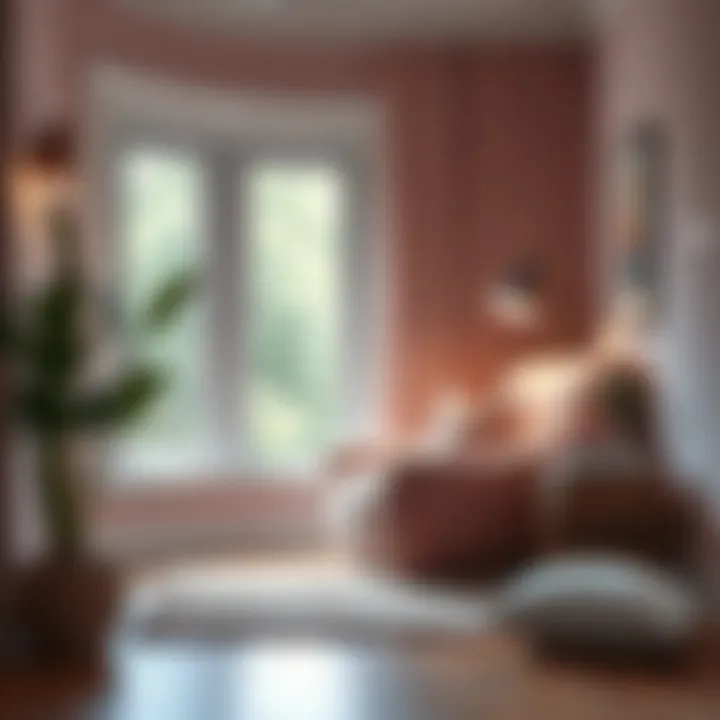 A tranquil reading nook featuring a big squishy chair and soft lighting