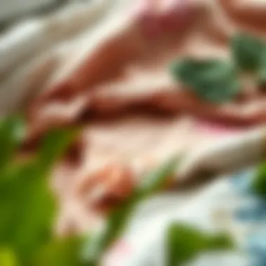 Sustainable Fabrics for Eco-Friendly Bedding Close-up of sustainable materials used in bedding sets