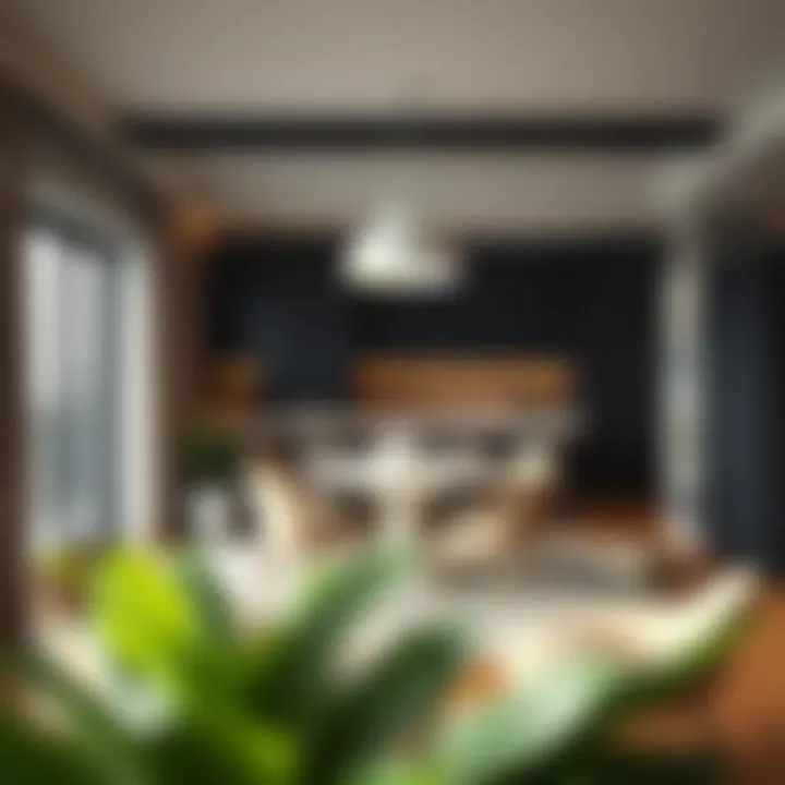 Chic High Top Dining Area Chic high top dining area showcasing space optimization