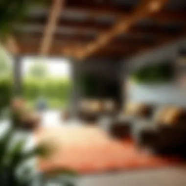 Installation guide for outdoor rugs in garages