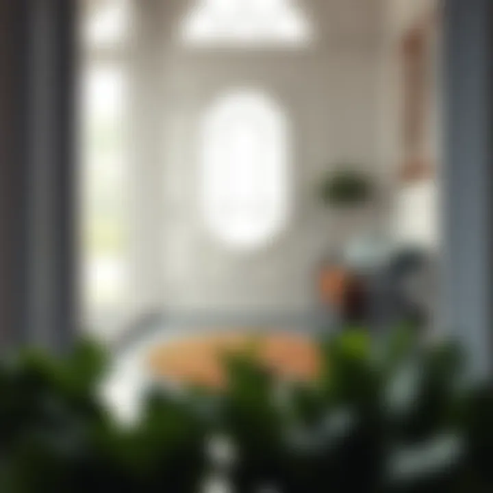 A beautifully designed circle door mat