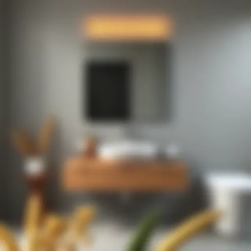 Elegantly designed 30-inch bathroom vanity sink showcasing contemporary style.