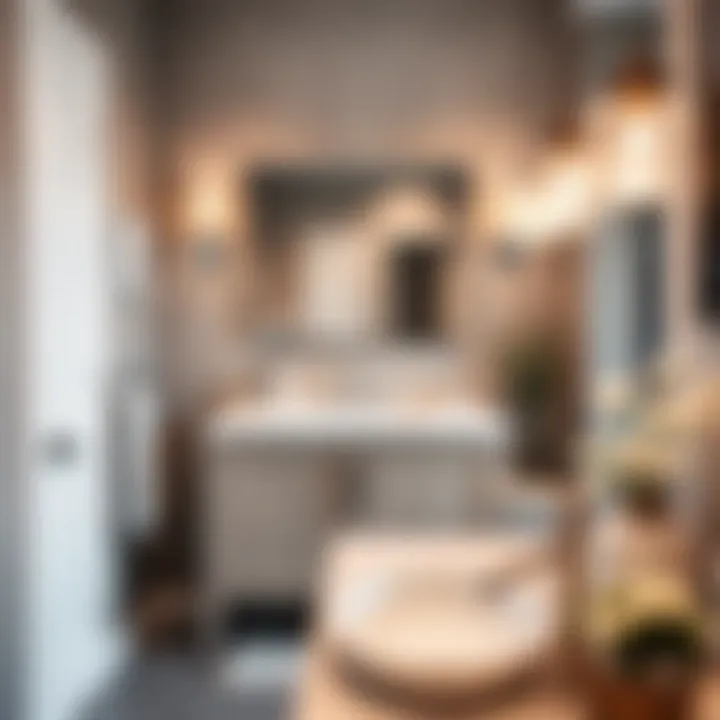 Stylish installation of a 30-inch vanity sink in a modern bathroom setting.