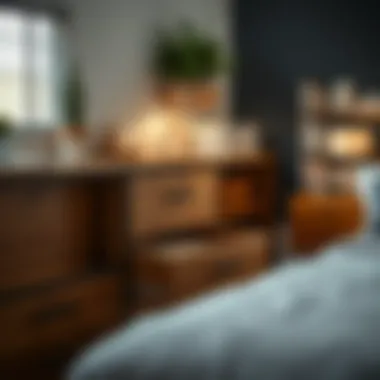 Functional drawer solutions for maximizing bedroom space