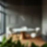 Elegant round table with stylish chairs in a modern dining setting