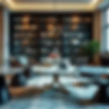 Various design styles of round tables showcased