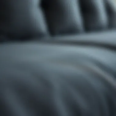 Close-up of futon material showcasing texture and quality