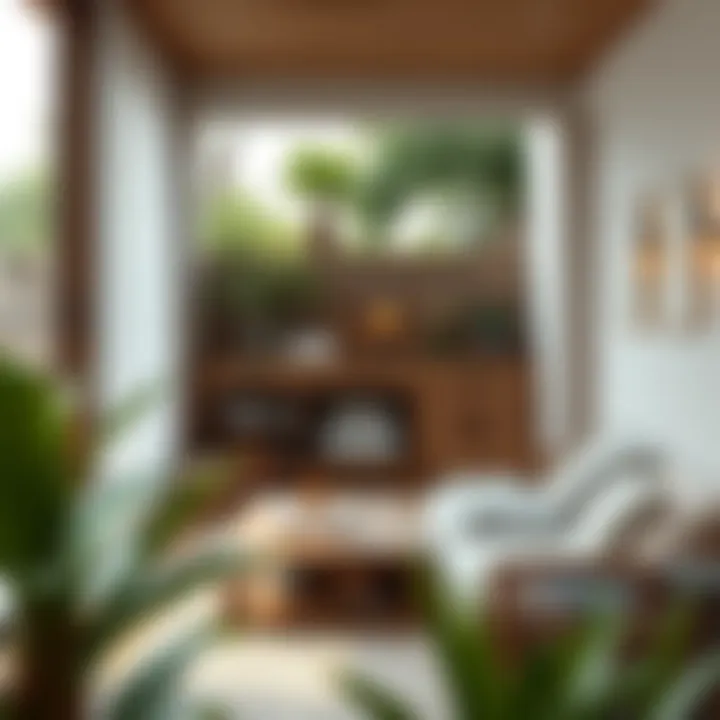 Aesthetic integration of storage with natural landscape