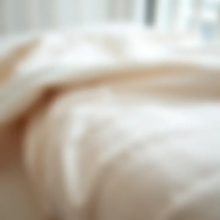 Premium Breathable Fabrics for Crib Bedding Close-up of soft, breathable fabric for crib bedding