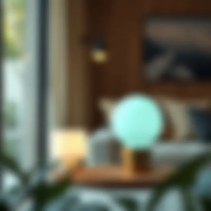 Sustainable materials used in cordless lamp design