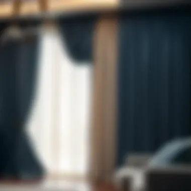 Elegant drapery showcasing luxurious fabric choices