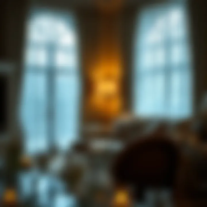 Room ambiance transformed by curtain choices