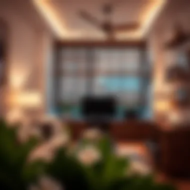 Smart home integration featuring electric wooden blinds