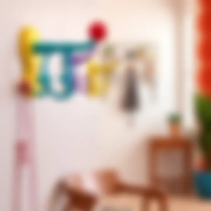 Colorful Coat Hooks Infusing Vibrancy into the Space Colorful coat hooks adding vibrancy to an entryway
