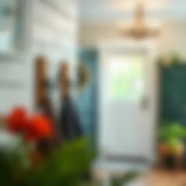 Rustic Wooden Coat Hooks Enhancing Cozy Ambiance Rustic wooden coat hooks in a cozy setting