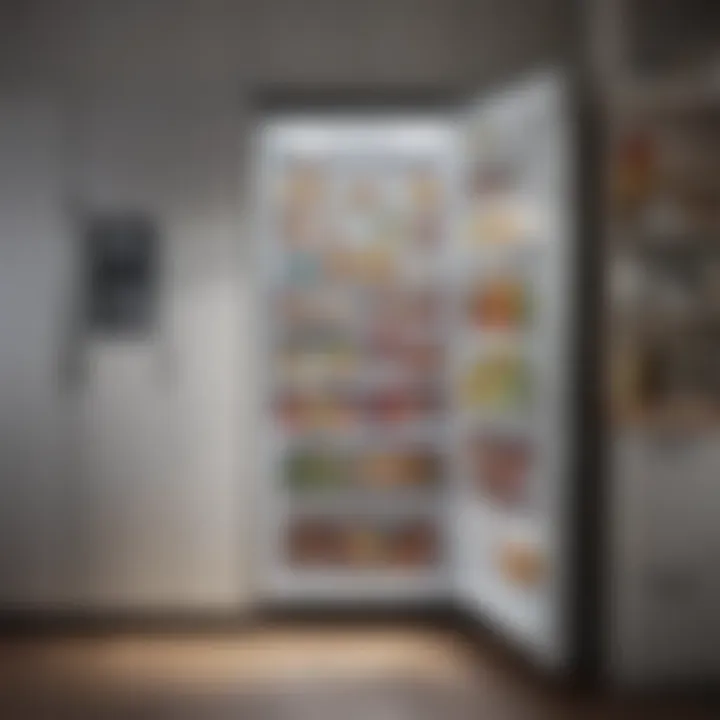 Energy-saving refrigerator with smart features