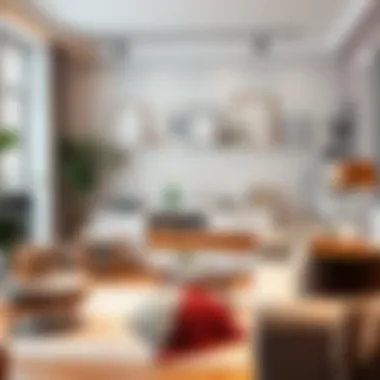 Functional Storage in Contemporary Living Spaces Functional six drawer storage solution in a stylish living room