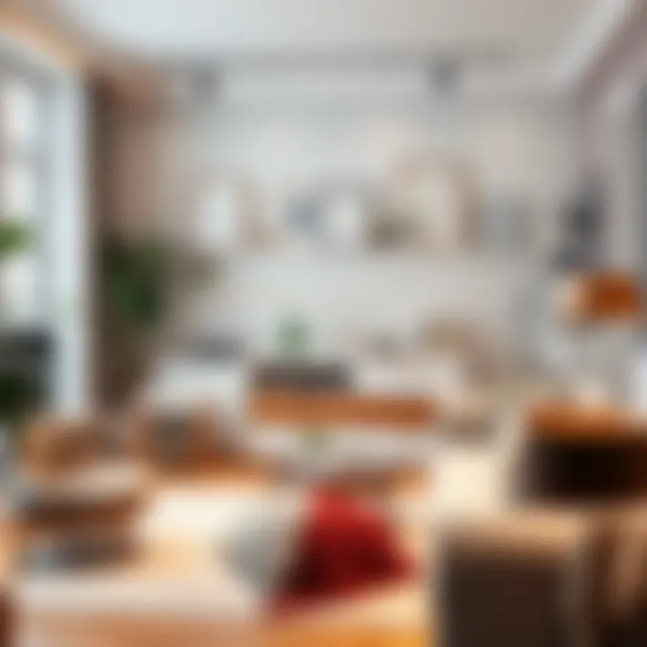 Functional Storage in Contemporary Living Spaces Functional six drawer storage solution in a stylish living room