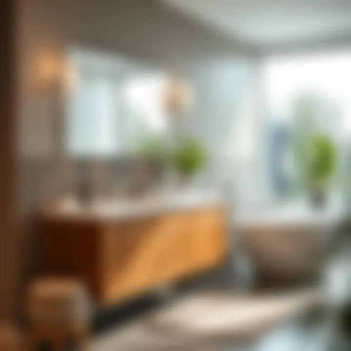 Detailed illustration of bath sink vanity installation tips