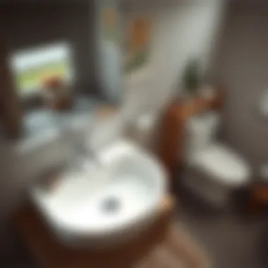 Affordable bathroom sink set with contemporary style