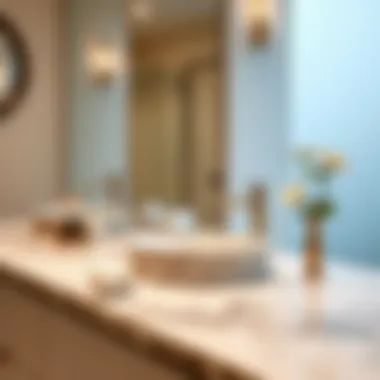 Luxurious marble bathroom sink set showcasing elegance