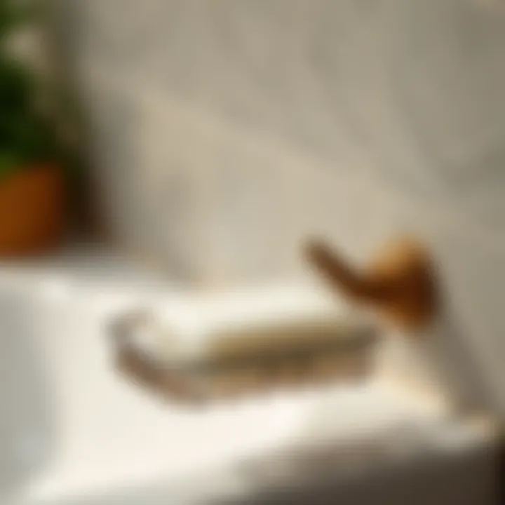 Close-up of durable metal soap holder showcasing corrosion resistance