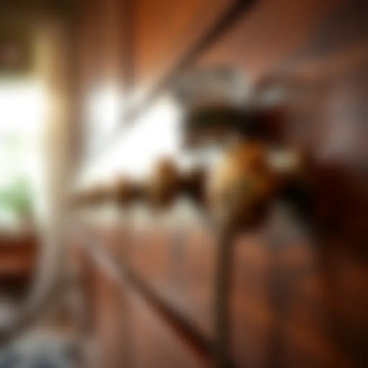 Installing Boho Knobs Installation of unique boho knobs on vintage furniture