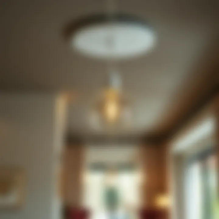 Chic Trends: Stylish Pull Cord Ceiling Light Designs Trendy pull cord ceiling light designs in a chic interior