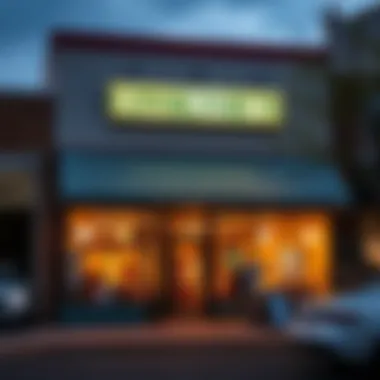 Charming Consignment Storefront in Charlotte Exterior of a charming furniture consignment shop in Charlotte