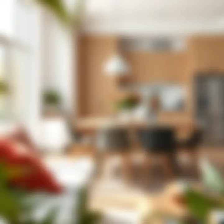 Space-efficient kitchen table arrangement