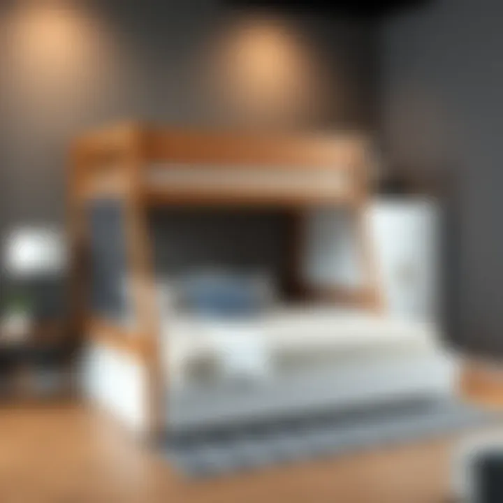 Elegant Donco bunk bed featuring trundle design