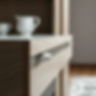 Elegant 89mm drawer pull showcasing modern design