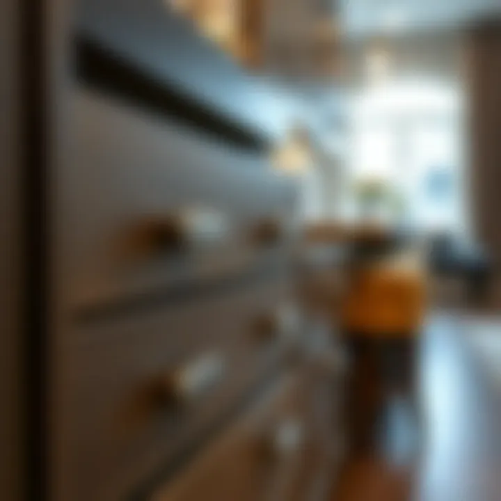 Installation process of 89mm drawer pulls on furniture