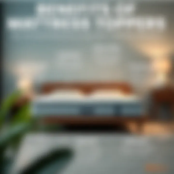 Benefits of Mattress Toppers Infographic An infographic highlighting benefits of mattress toppers