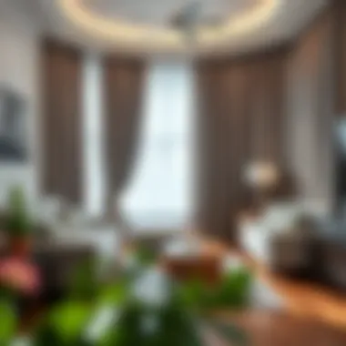 A selection of fabric swatches for extra wide curtains