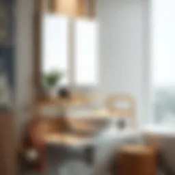 Elegant bathroom sink rack showcasing minimalistic design