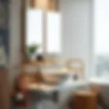 Minimalistic Bathroom Sink Rack Elegant bathroom sink rack showcasing minimalistic design