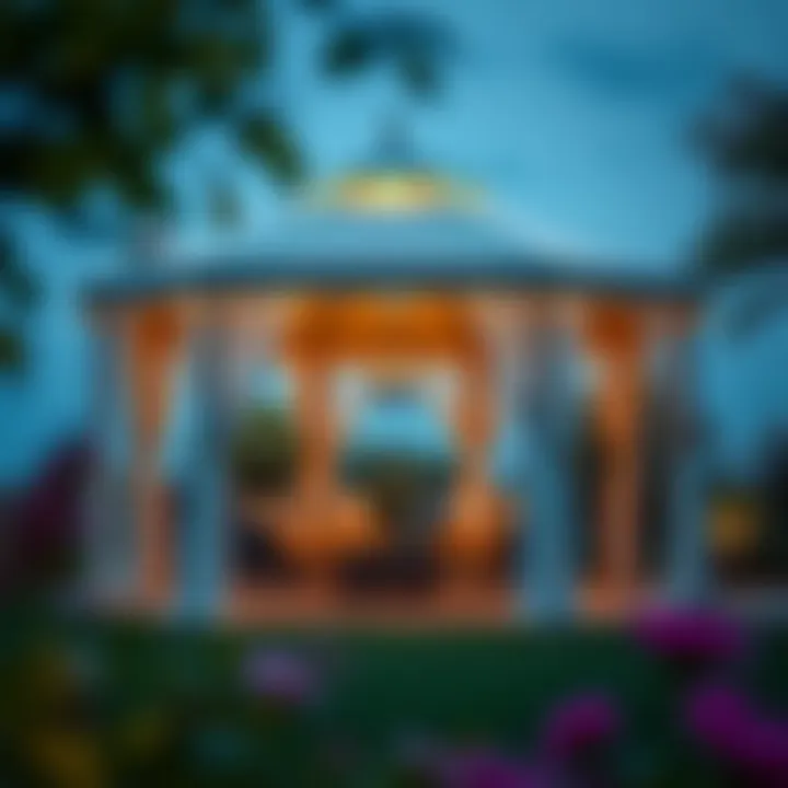 Popular gazebo tent brands displayed with their unique features highlighted