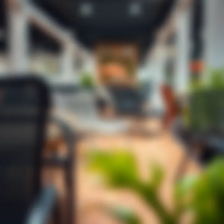 Variety of Mesh Patio Chair Styles A variety of mesh patio chair styles on display