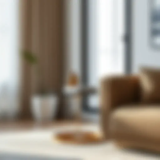 Modern side table with sleek design and minimalist features