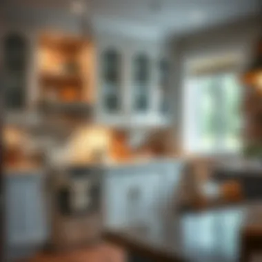 Functional benefits of kitchen cabinet covers demonstrating organization and efficiency.