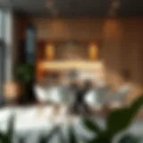 Elegant modern kitchen dinette set